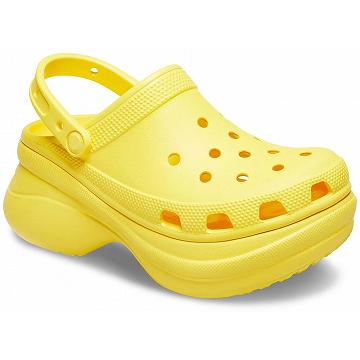 Zuecos Plataforma Crocs Classic Bae Clog Mujer Amarillos | Mexico 0464CTVE